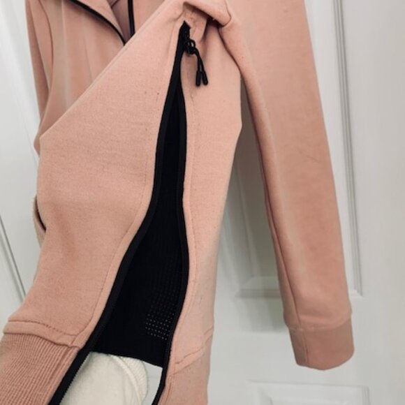 Chico's medium zip up jacket with mesh zippered sides - Picture 7 of 11